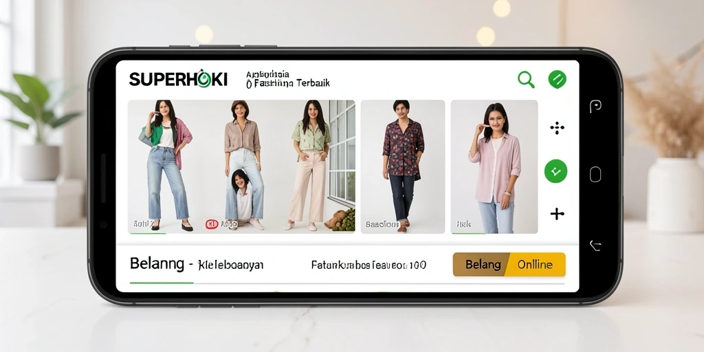 Antarmuka aplikasi SUPERHOKI yang menarik dan mudah digunakan.