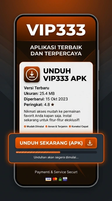 Tampilan halaman APK vip333